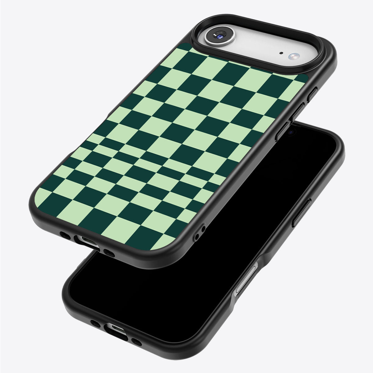 Mint Matrix iPhone Air case – back and side view