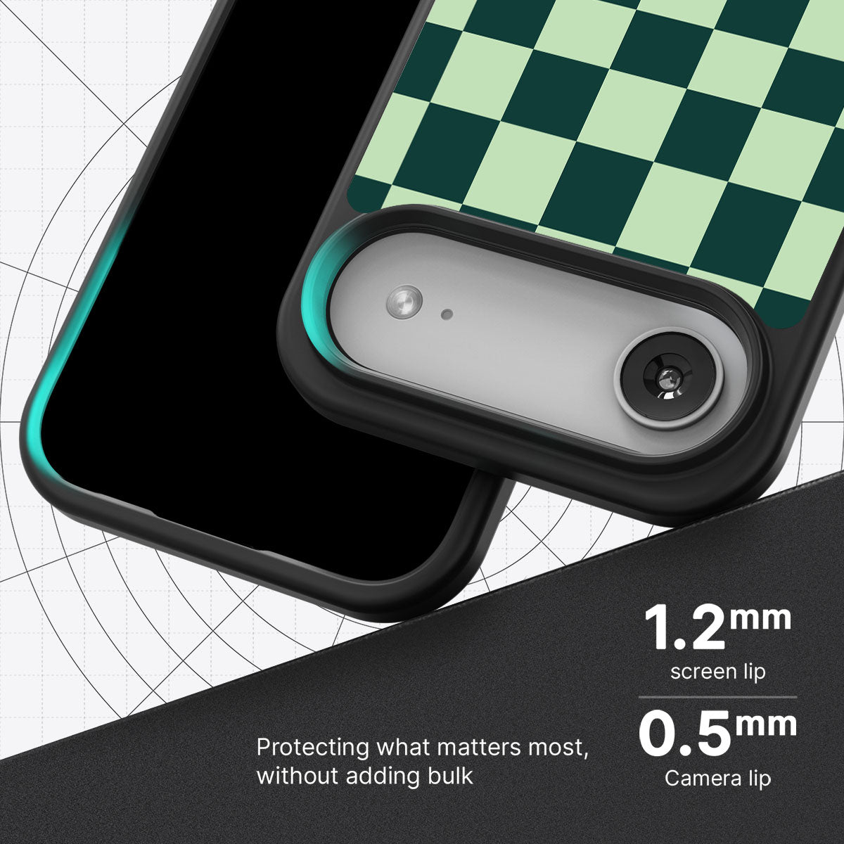 Mint Matrix slim iPhone Air phone case