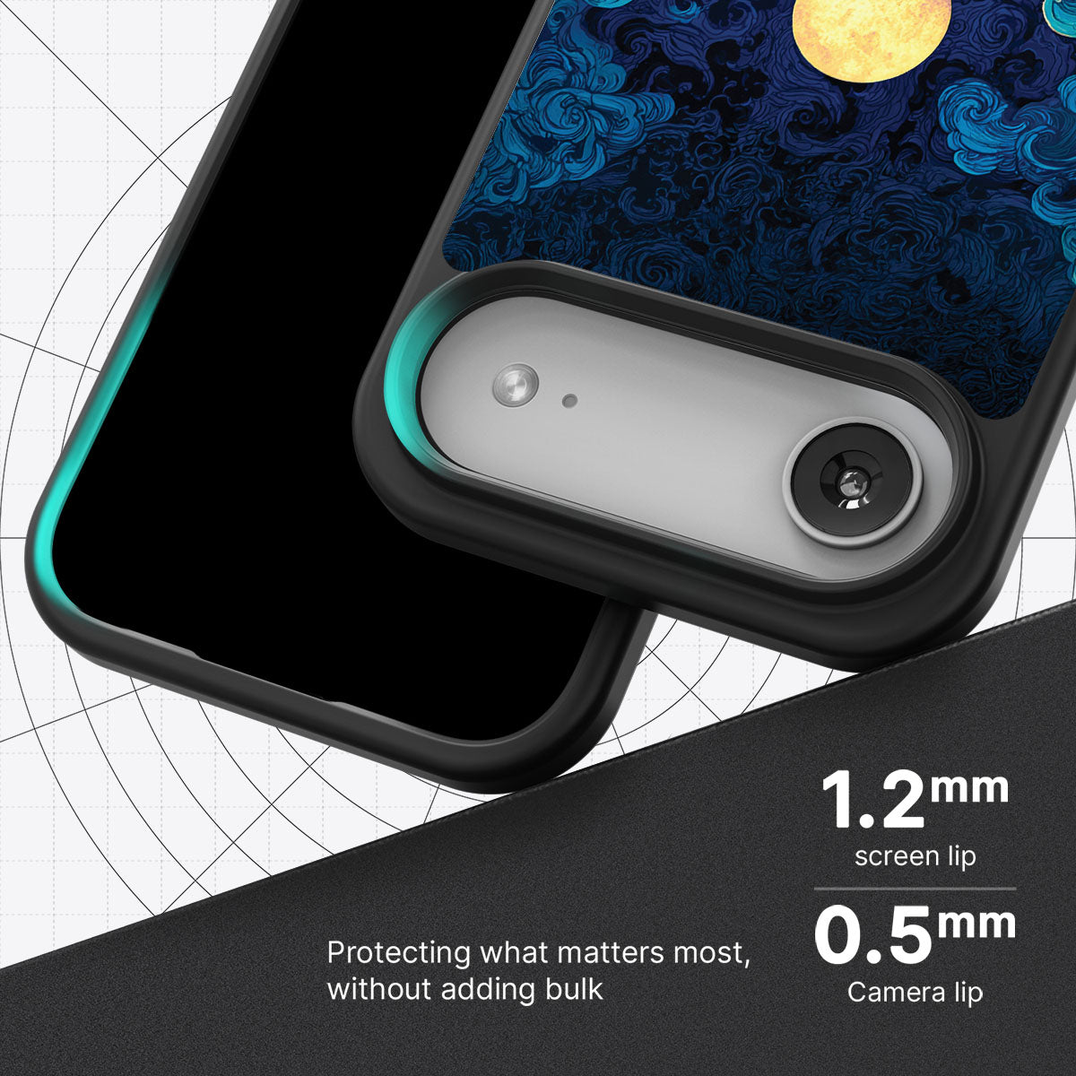Moonlit Tide slim iPhone Air phone case