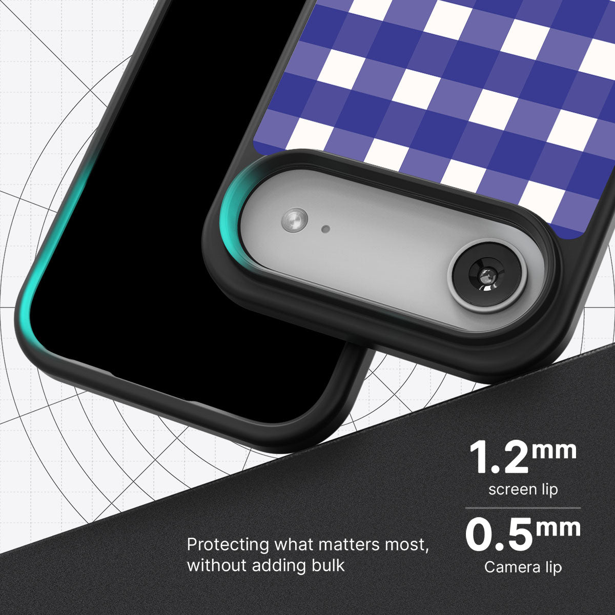 Nautical Grid - iPhone 17 Air Case