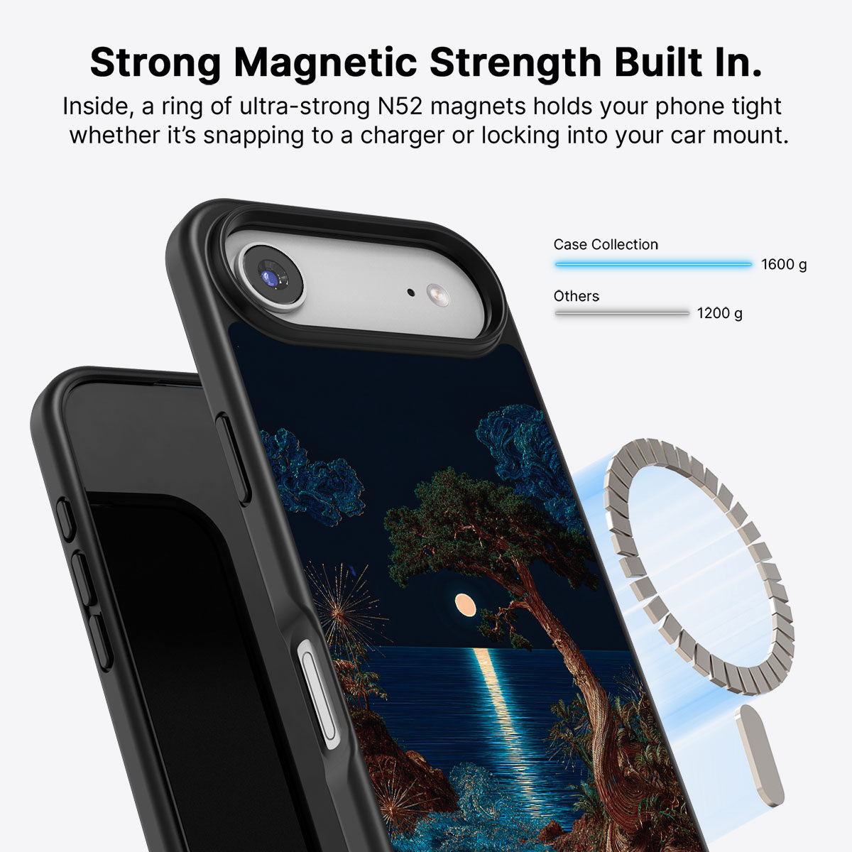 iPhone Air MagSafe case – Quiet Moon design