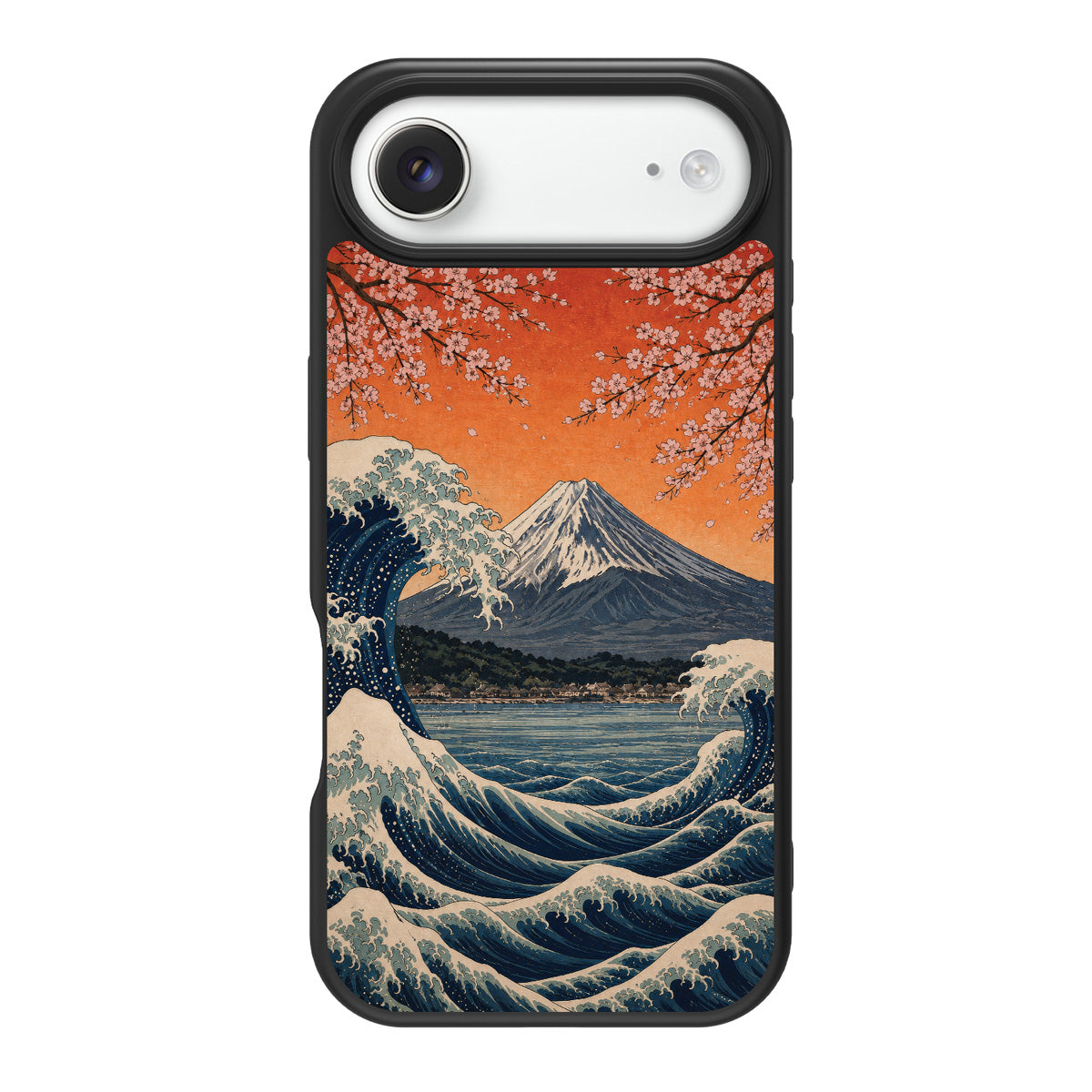 Sakura Coast design back view – iPhone Air case