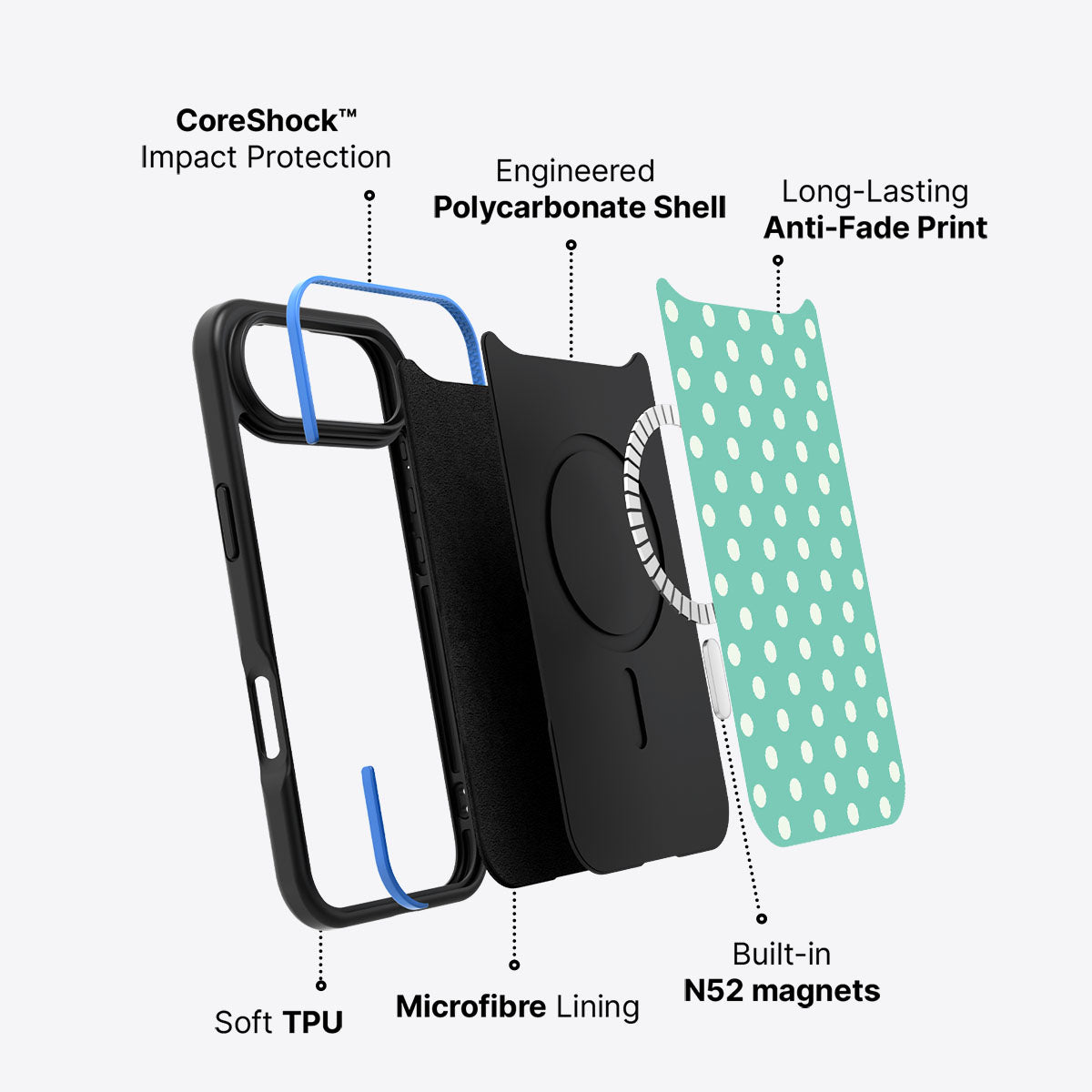 Sea Pearls - iPhone 17 Air Case #case type_core (magsafe)