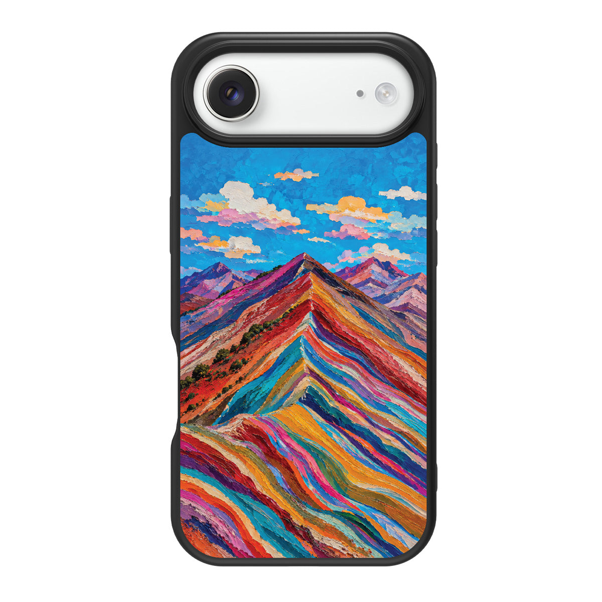 Spectrum Ridge design back view – iPhone Air case