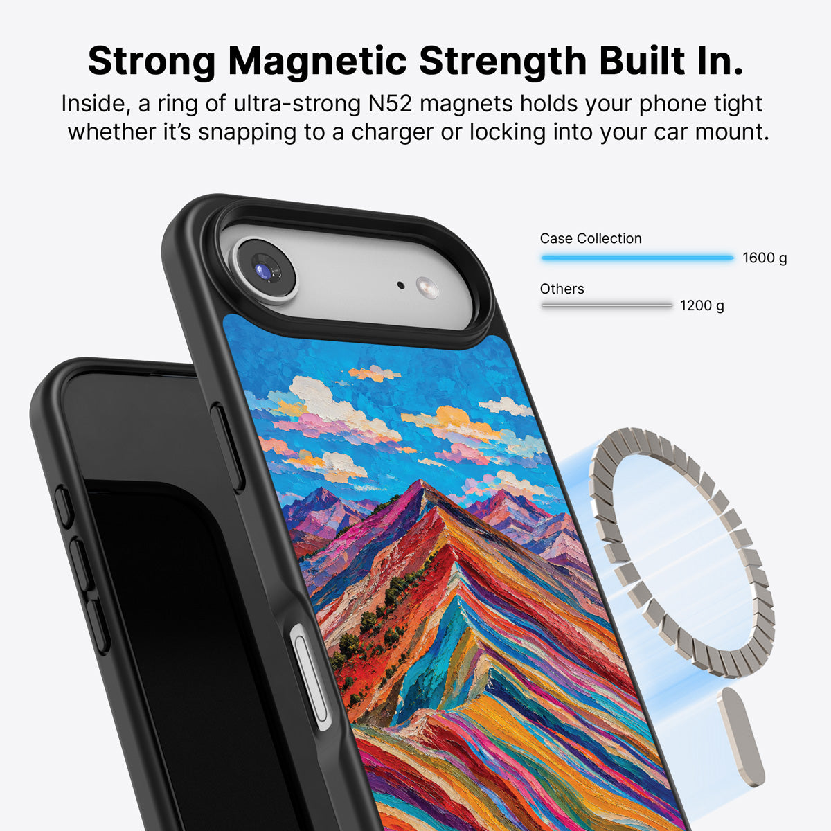 iPhone Air MagSafe case – Spectrum Ridge design
