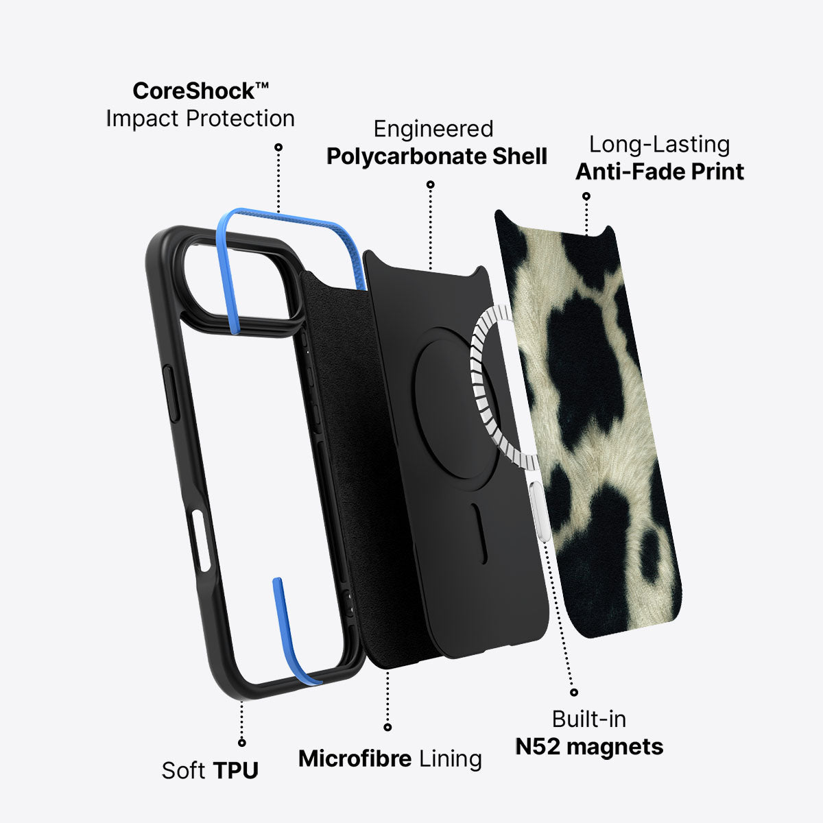 Swiss Cow - iPhone 17 Air Case  #case type_core (magsafe)