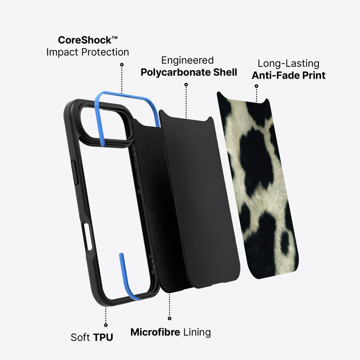 Swiss Cow - iPhone 17 Air Case  #case type_core (non magsafe)