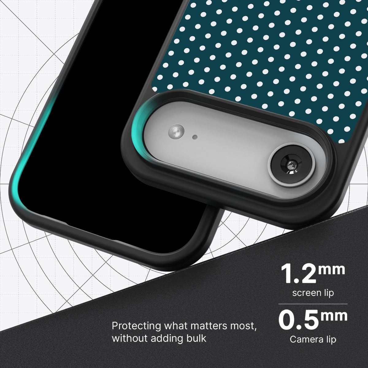 Teal Mesh - iPhone 17 Air Case #case type_core (magsafe), #case type_core (non magsafe)