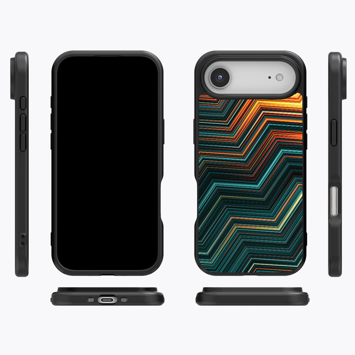 Techno Waves - iPhone 17 Air Case #case type_core (magsafe), #case type_core (non magsafe)