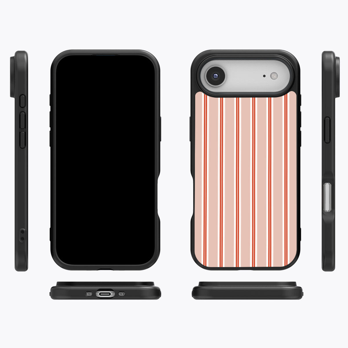 Vermillion Streak - iPhone 17 Air Case #case type_core (magsafe), #case type_core (non magsafe)