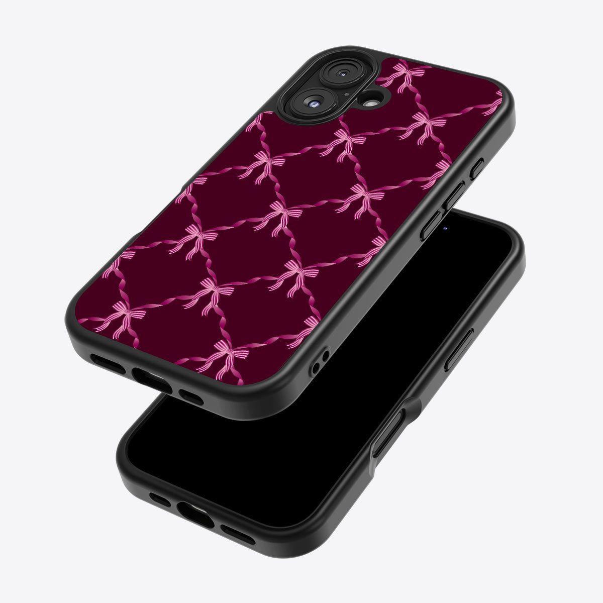 Bordeaux Bow - iPhone 17 Case #case type_core (magsafe), #case type_core (non magsafe)