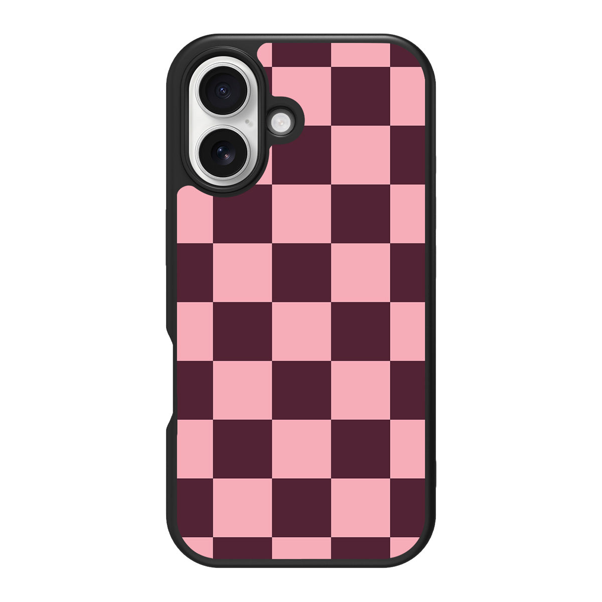 Claret Tile design back view – iPhone 17 case