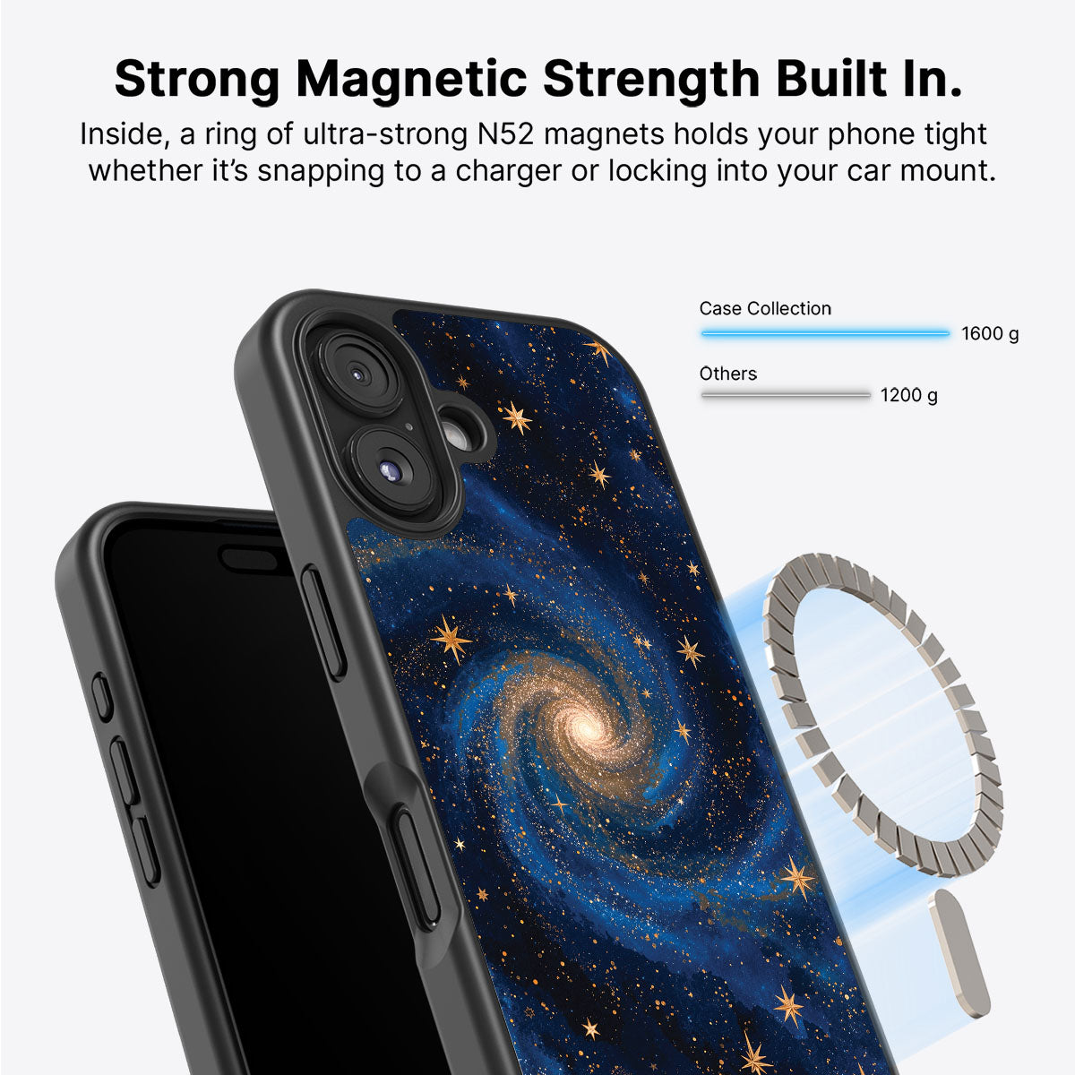 iPhone 17 Case with MagSafe – Cosmic Tide