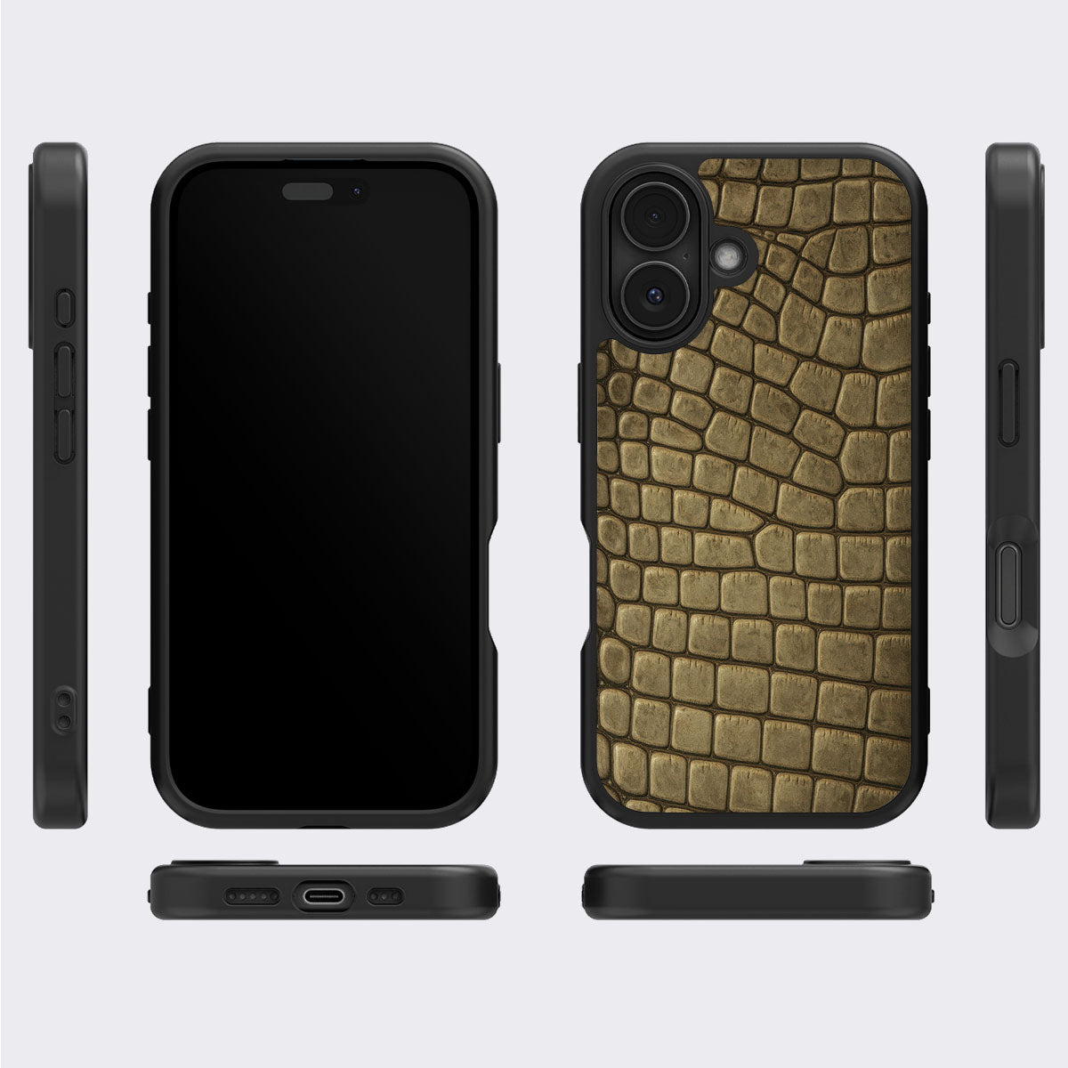 Croc Scales - iPhone 17 Case  #case type_core (magsafe), #case type_core (non magsafe)