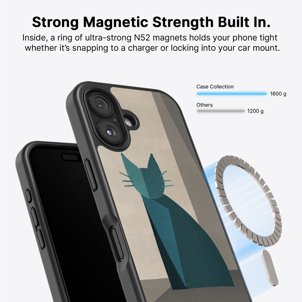 Cubist Feline - iPhone 17 Case #case type_core (magsafe)