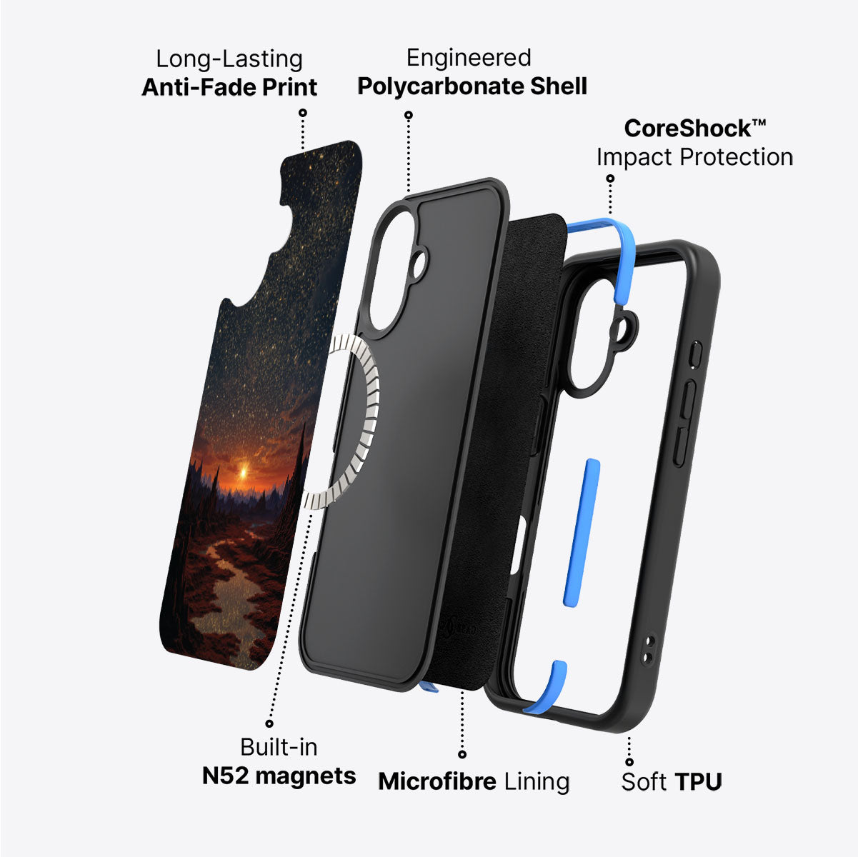 iPhone 17 Case with MagSafe – Desert Dusk