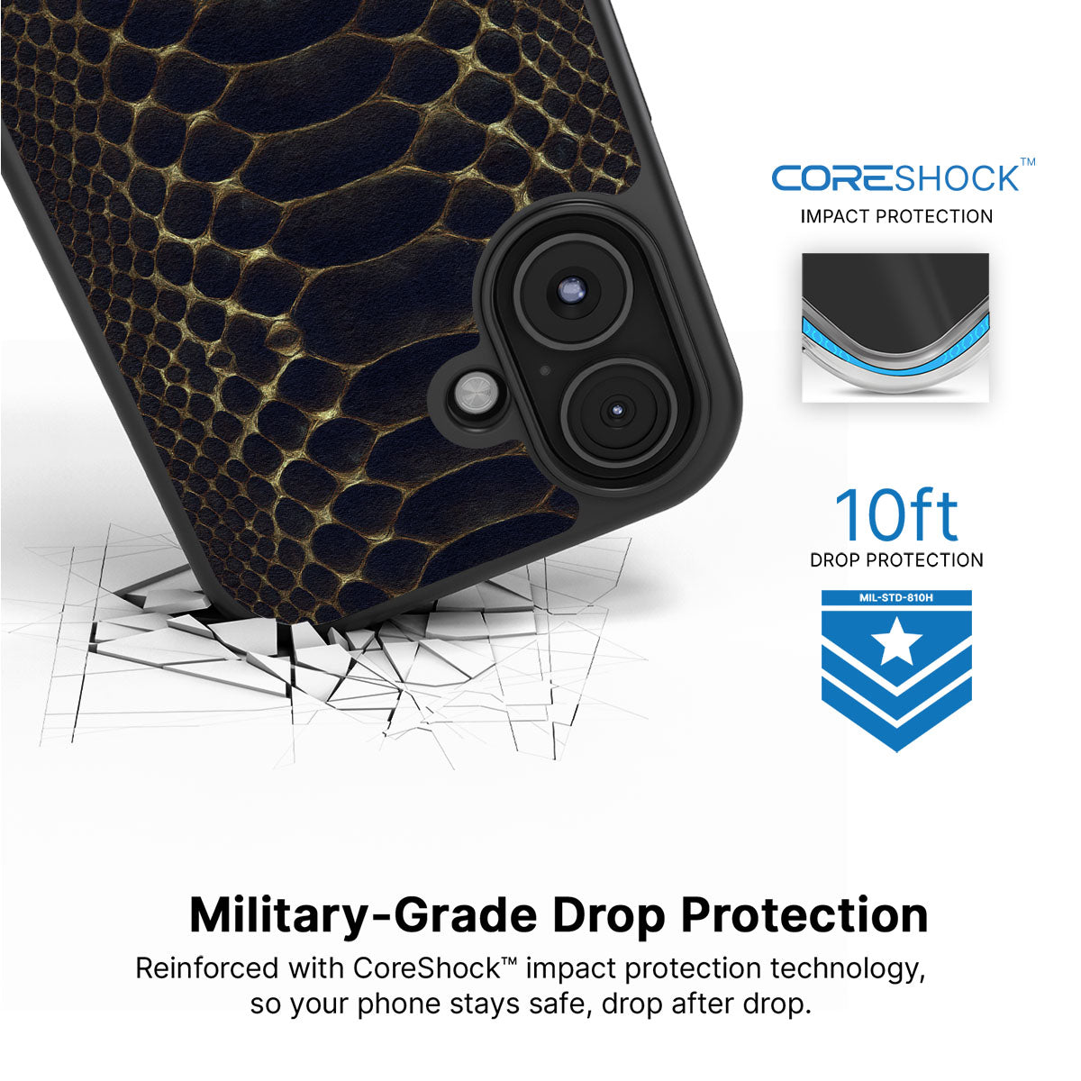 Midnight Crawl - iPhone 17 Case  #case type_core (magsafe), #case type_core (non magsafe)