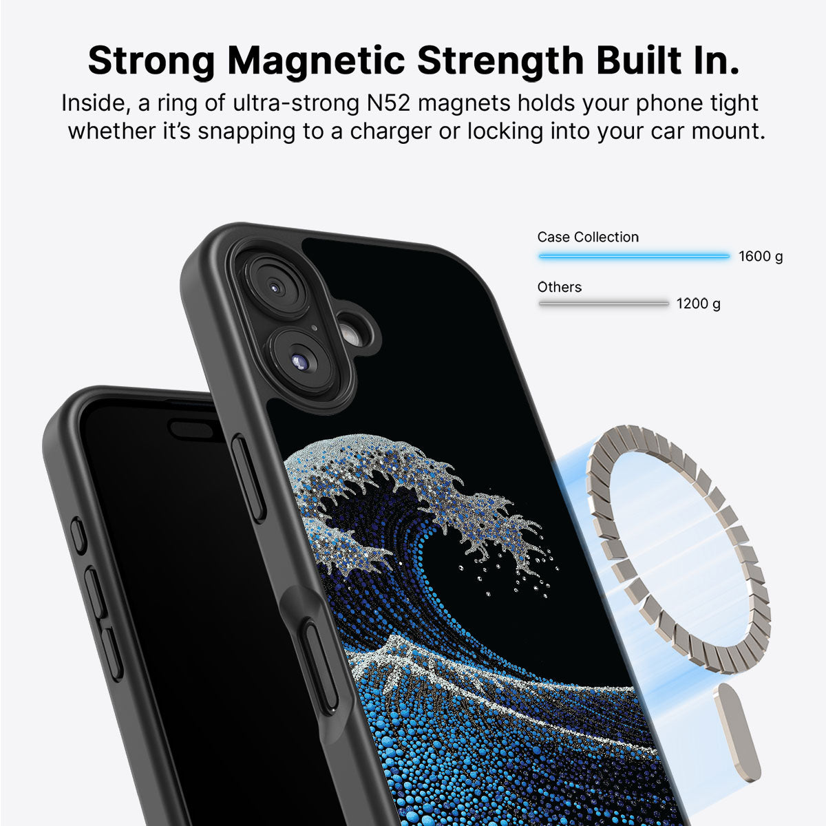 iPhone 17 Case with MagSafe – Midnight Tide