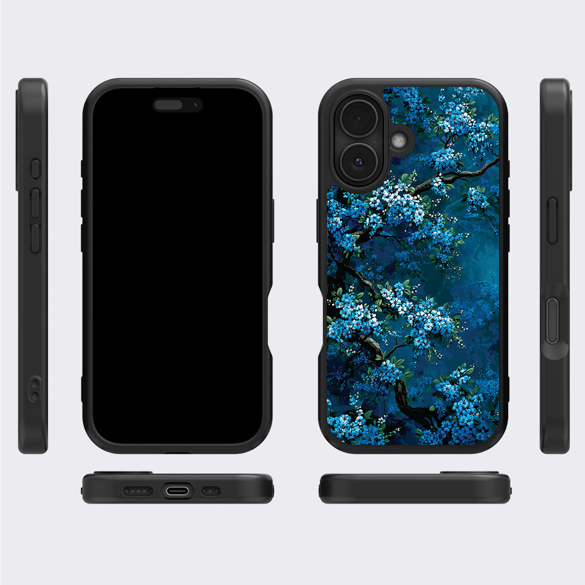 Moonlit Petals - iPhone 17 Case #case type_core (magsafe), #case type_core (non magsafe)