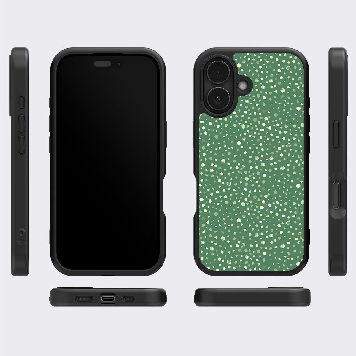 Moss Mosaic - iPhone 17 Case #case type_core (magsafe), #case type_core (non magsafe)