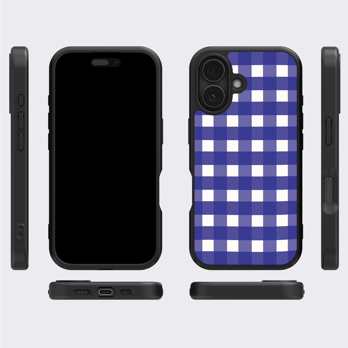 Nautical Grid - iPhone 17 Case