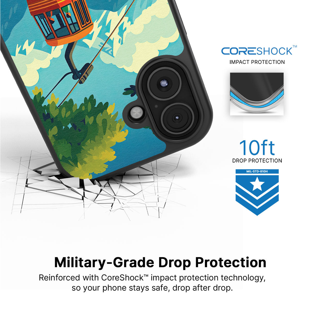 Queenstown - iPhone 17 Case #case type_core (magsafe), #case type_core (non magsafe)