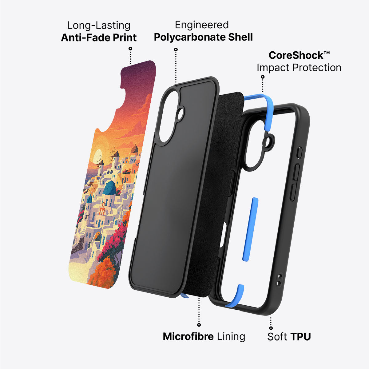 Santorini - iPhone 17 Case #case type_core (non magsafe)