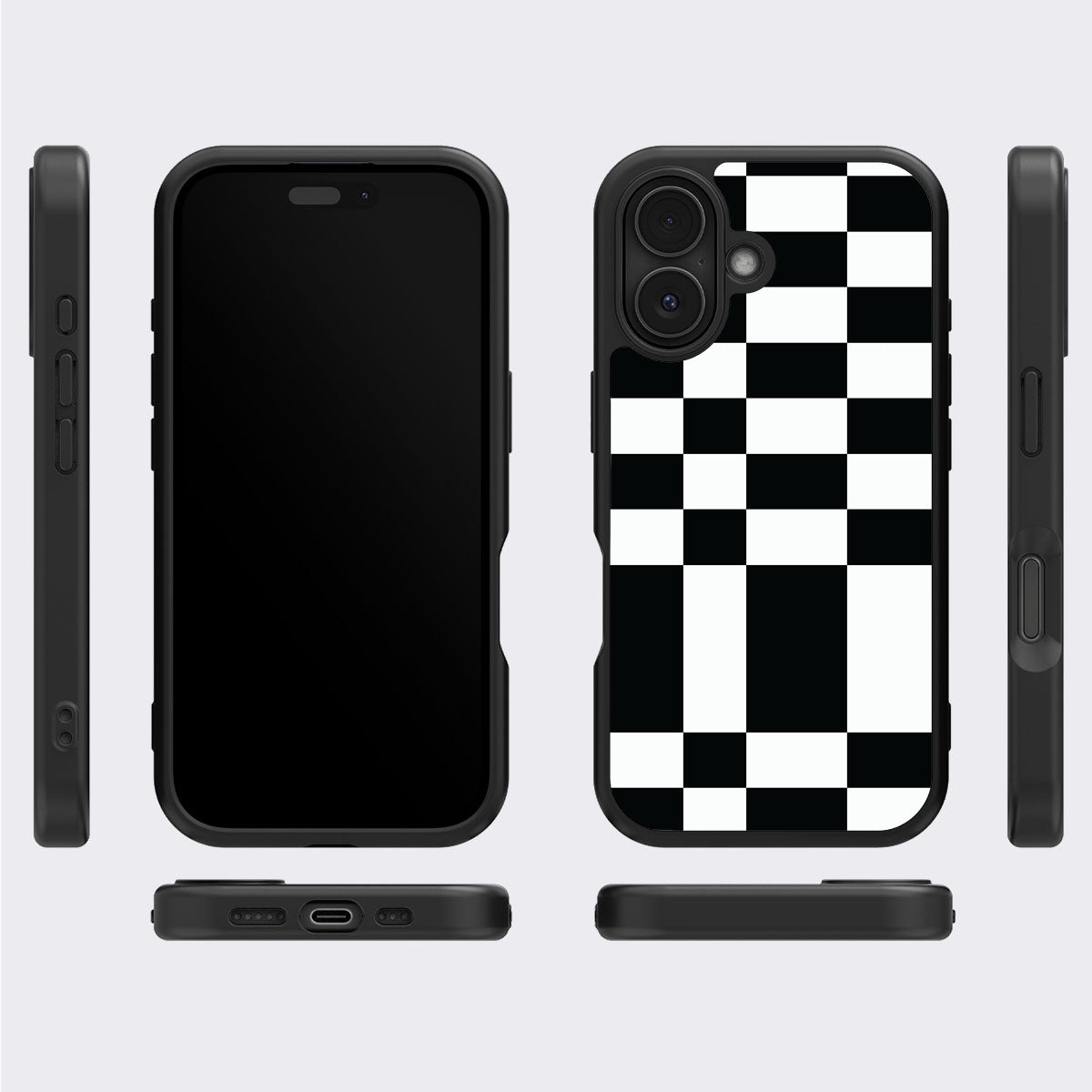 Skewed Checks - iPhone 17 Case  #case type_core (magsafe), #case type_core (non magsafe)