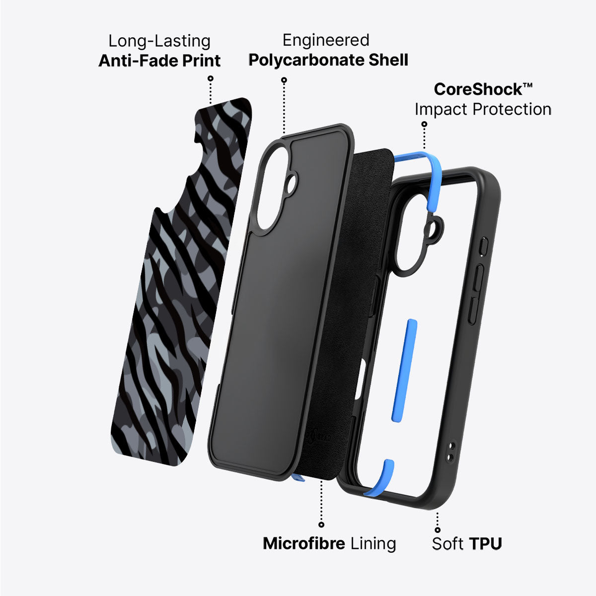 Stealth Camo - iPhone 17 Case, #case type_core (non magsafe)