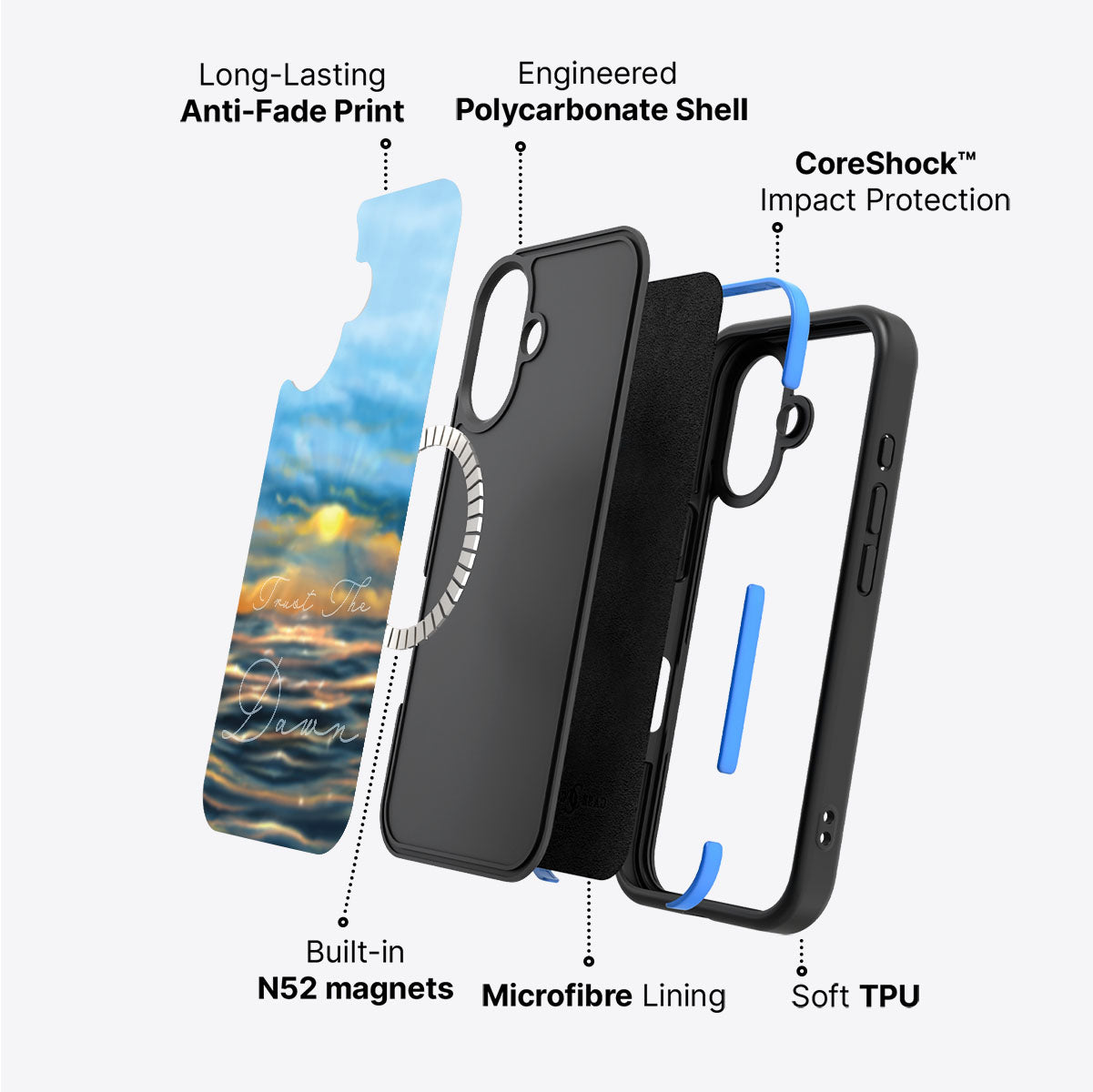 Trust the Dawn - iPhone 17 Case #case type_core (magsafe)