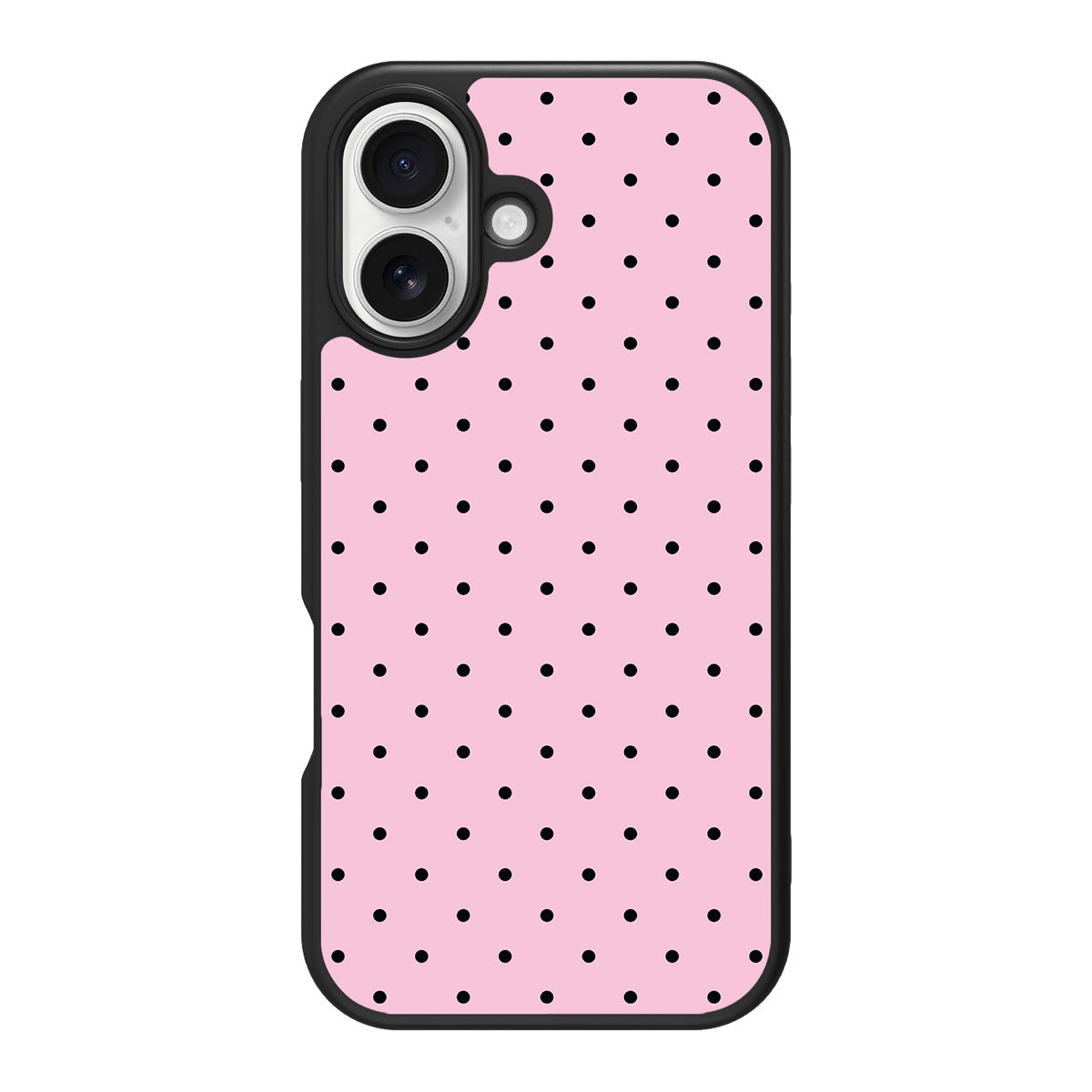 Pink Polka Dot iPhone 17 Case – Veloria | MagSafe