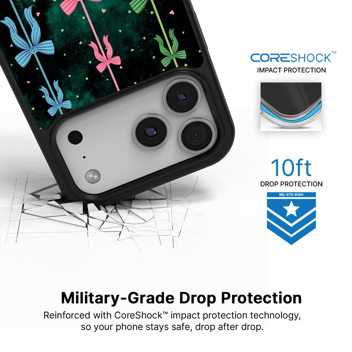 Aurora Bow - iPhone 17 Pro Case #case type_core (magsafe), #case type_core (non magsafe)