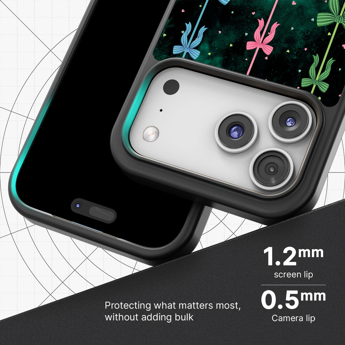 Aurora Bow - iPhone 17 Pro Case #case type_core (magsafe), #case type_core (non magsafe)