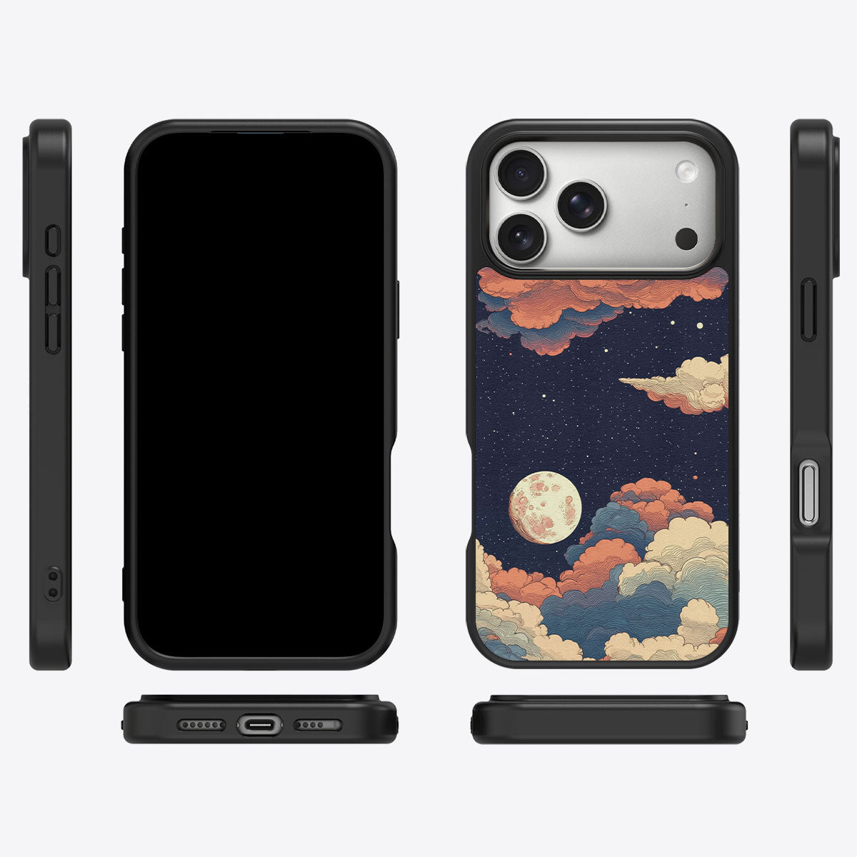 Blushed Moon - iPhone 17 Pro Case #case type_core (magsafe), #case type_core (non magsafe)