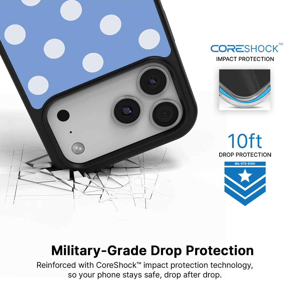 Cloud Blue - iPhone 17 Pro Case #case type_core (magsafe), #case type_core (non magsafe)