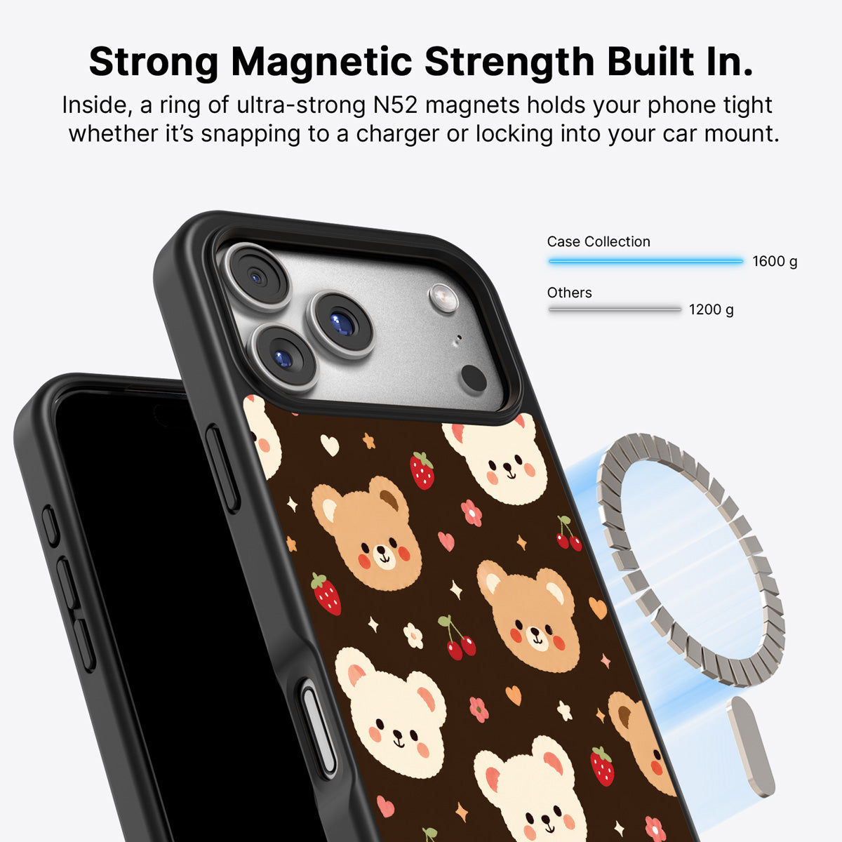 iPhone 17 Pro MagSafe case – Cocoa Cuddles design