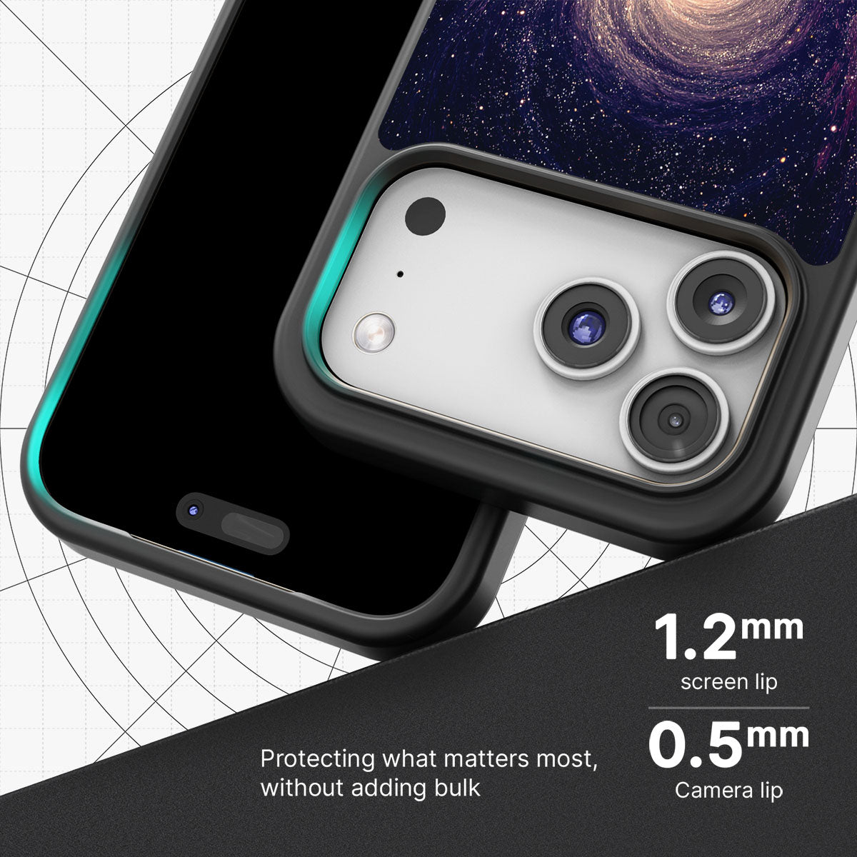 Cosmic Vortex - iPhone 17 Pro Case #case type_core (magsafe), #case type_core (non magsafe)