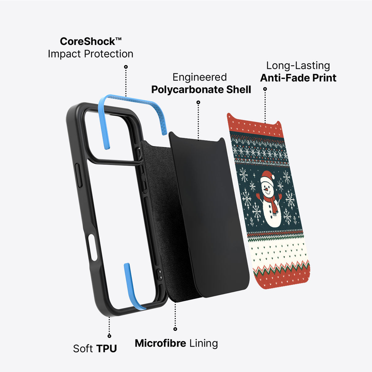 Cozy Christmas - iPhone 17 Pro Case #case type_core (non magsafe)