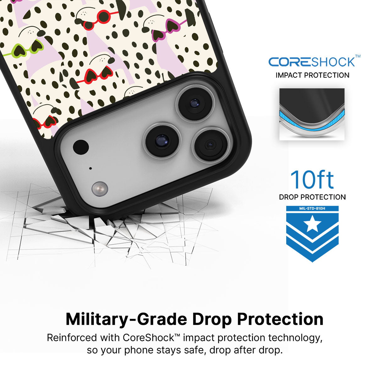 Dalmatian Dog - iPhone 17 Pro Case #case type_core (magsafe), #case type_core (non magsafe)
