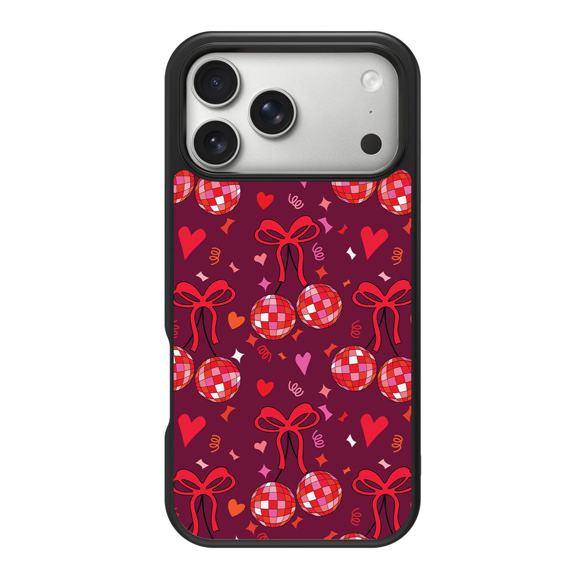 Disco Cherries - iPhone 17 Pro Case #case type_core (magsafe), #case type_core (non magsafe)