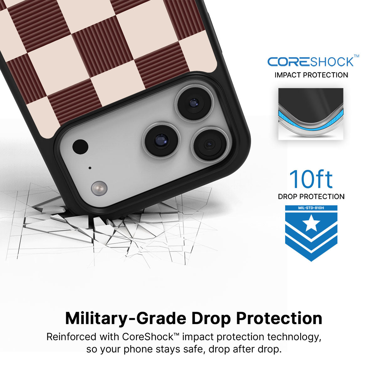 Elegance Espresso - iPhone 17 Pro Case #case type_core (magsafe), #case type_core (non magsafe)