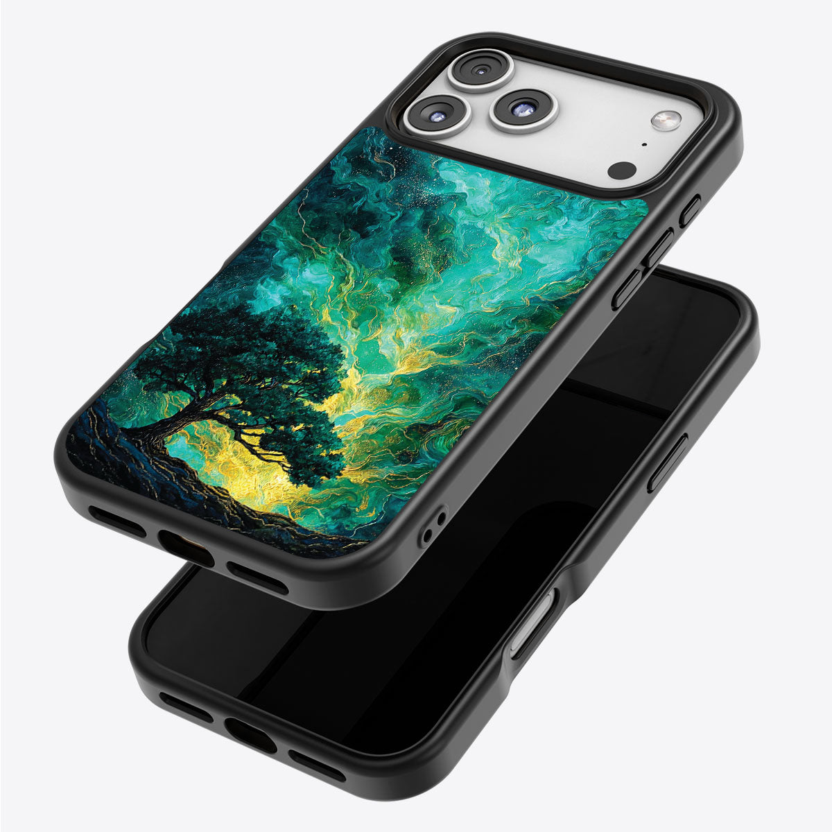 Emerald Storm - iPhone 17 Pro Case #case type_core (magsafe), #case type_core (non magsafe)