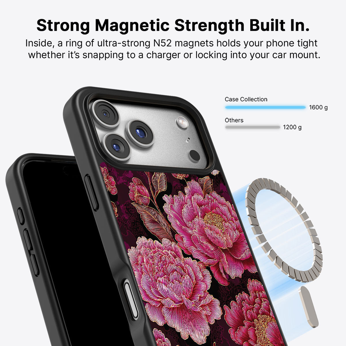 Floral Opulence - iPhone 17 Pro Case #case type_core (magsafe)
