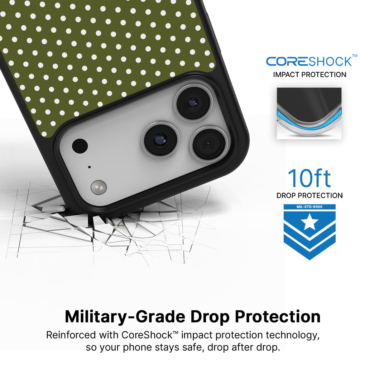 Forest Mesh - iPhone 17 Pro Case #case type_core (magsafe), #case type_core (non magsafe)