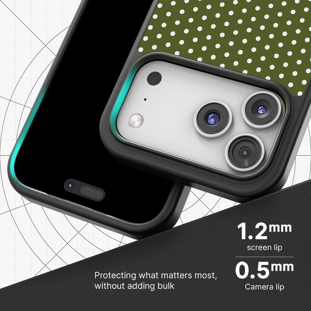 Forest Mesh - iPhone 17 Pro Case #case type_core (magsafe), #case type_core (non magsafe)