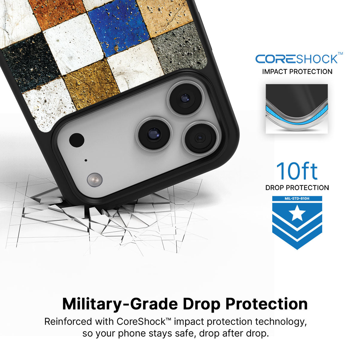 Heritage Mosaic - iPhone 17 Pro Case #case type_core (magsafe), #case type_core (non magsafe)