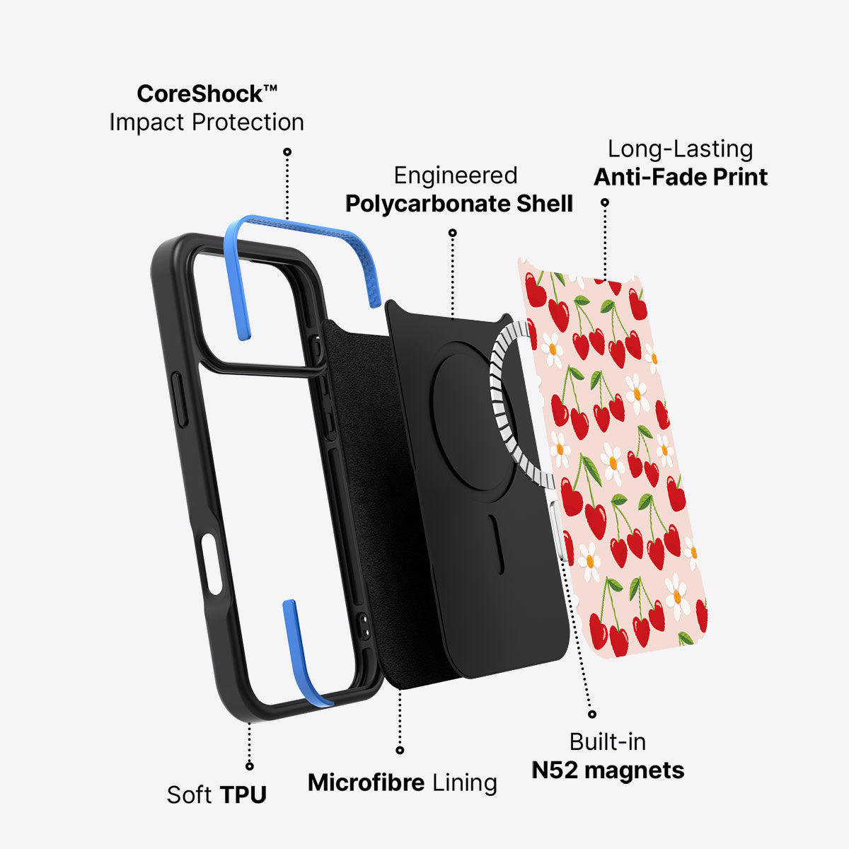 Love Cherry - iPhone 17 Pro Case #case type_core (magsafe)