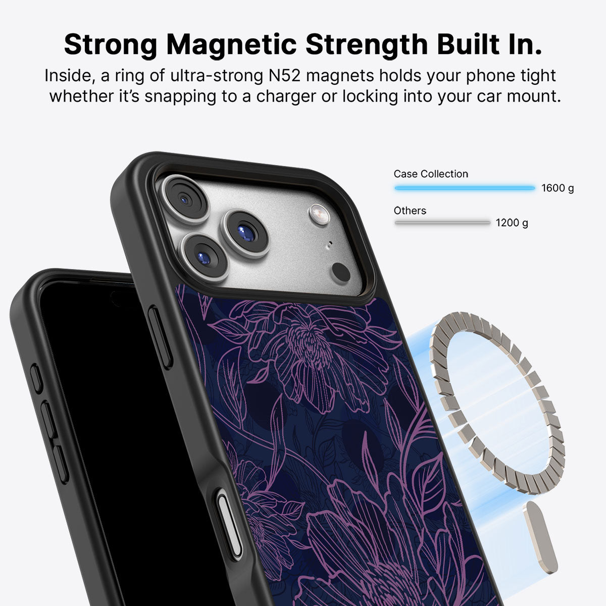 Luminous Blooms - iPhone 17 Pro Case #case type_core (magsafe)