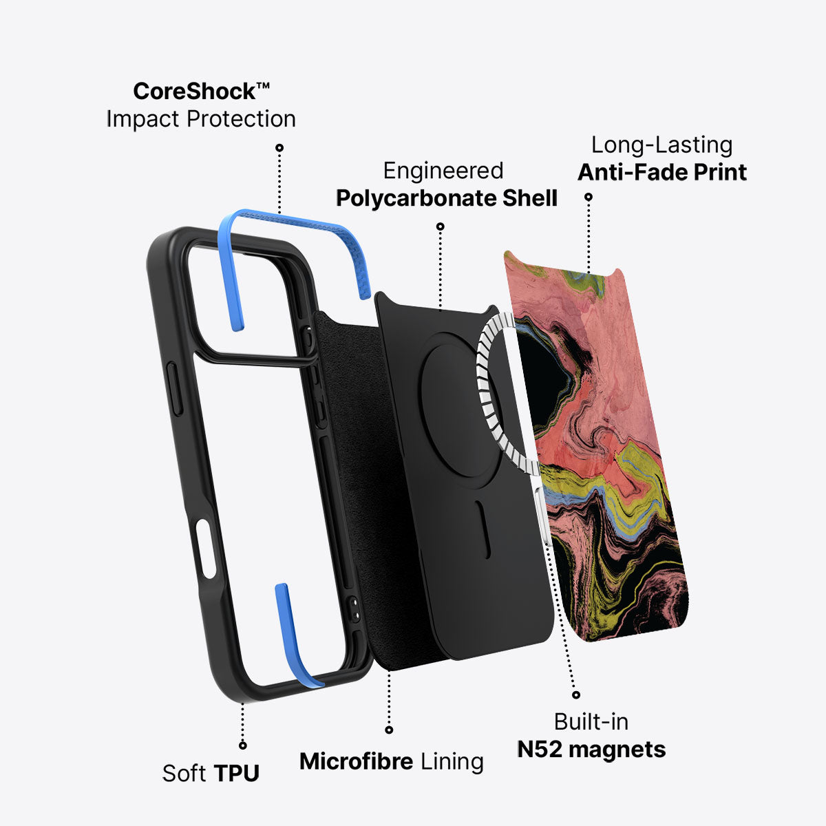 Melting Icecream - iPhone 17 Pro Case, #case type_core (magsafe)