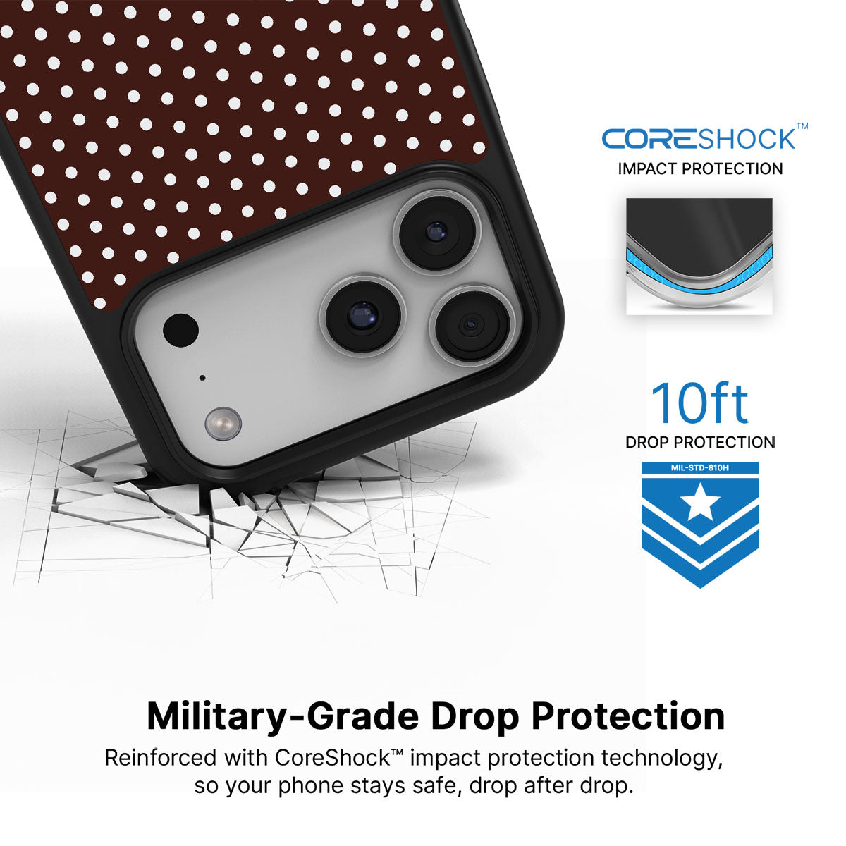 Milk Chocolate - iPhone 17 Pro Case #case type_core (magsafe), #case type_core (non magsafe)